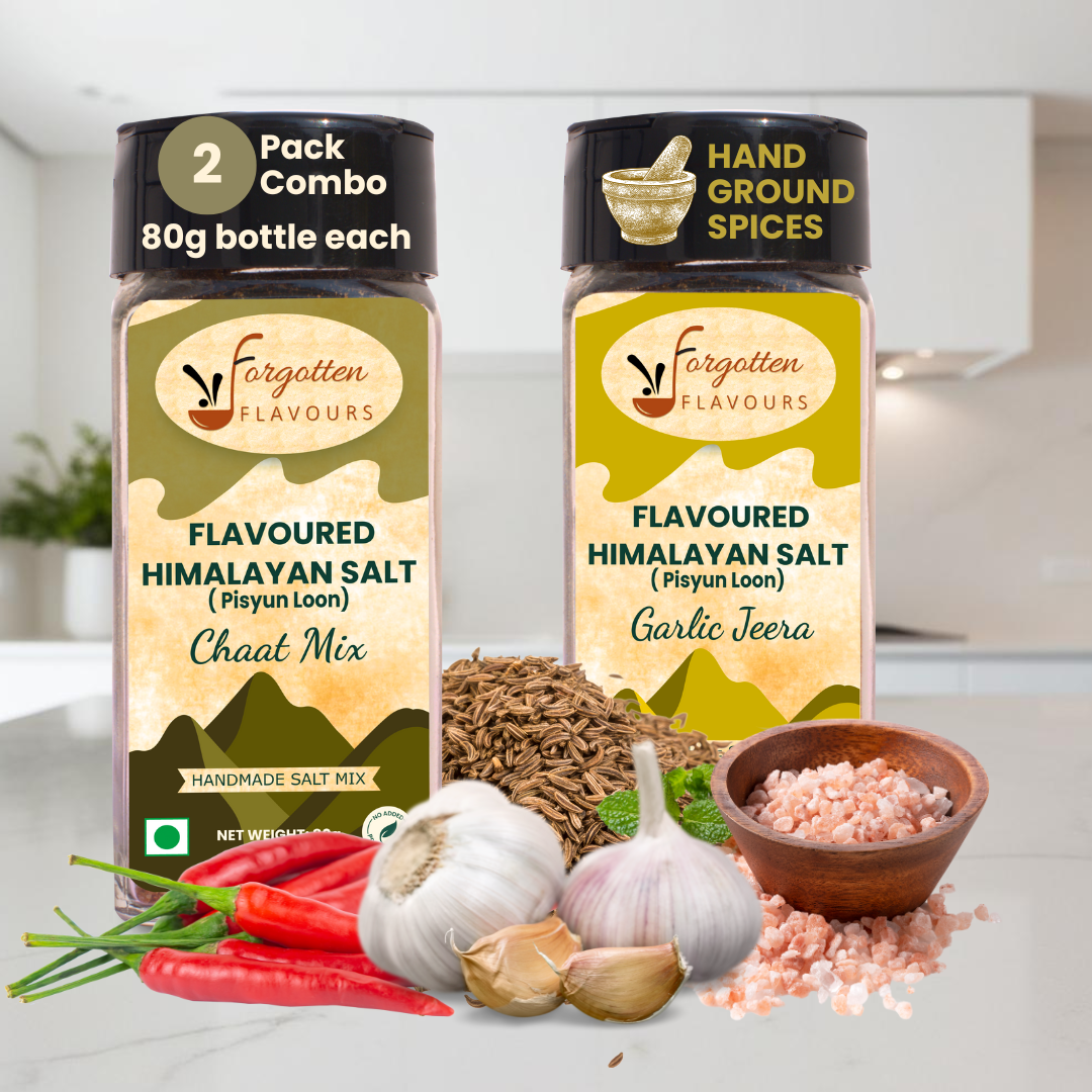 Himalayan Flavoured Salts (Pahadi Namak) Seasoning | Chaat Mix