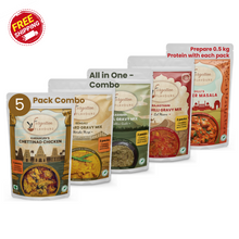 Load image into Gallery viewer, Non Veg Gravy Mix | 5 Pack Combo | No Cutting No Chopping | Easy healthy Cooking