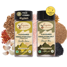 Load image into Gallery viewer, Himalayan Flavoured Salts (Pahadi Namak) Seasoning | Chaat Mix & Garlic Jeera Mix