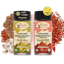 Load image into Gallery viewer, Himalayan Flavoured Salts (Pahadi Namak) Seasoning | Garlic Jeera & Roasted Chilli