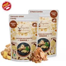 Load image into Gallery viewer, Sweet Ginger Soft Candy | 100 gms | For Nausea, Cough Relief | Vacuum Dried Ginger