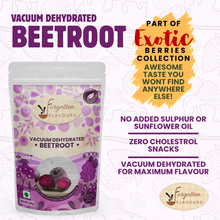 Load image into Gallery viewer, Vacuum Dehydrated Beetroot (140g)| Exotic Healthy Snacks |Low Sugar, High Flavours

