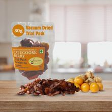 Load image into Gallery viewer, Exotic Berries Trial Pack | 4 Flavours (4 x 30g) | Peach | Capegooseberry | Plum | Black Grape
