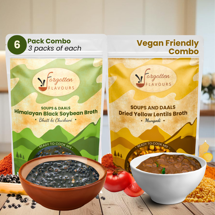 Pahadi Veg Curry Combo | Pahadi Soybean (Churkani), Mungodi Pahadi Veg Curry Combo | Pahadi Soybean (Churkani), Mungodi