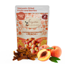 Load image into Gallery viewer, Vacuum Dehydrated Peach (140g)| Exotic Healthy Snacks |Low Sugar, High Flavour
