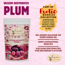 Load image into Gallery viewer, Vacuum Dehydrated Plum (140g)| Exotic Healthy Snacks |Low Sugar, High Flavour
