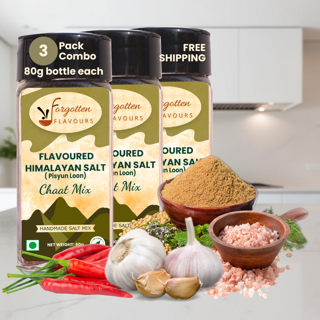Himalayan Flavoured Salts (Pahadi Namak) Seasoning | Chaat Mix