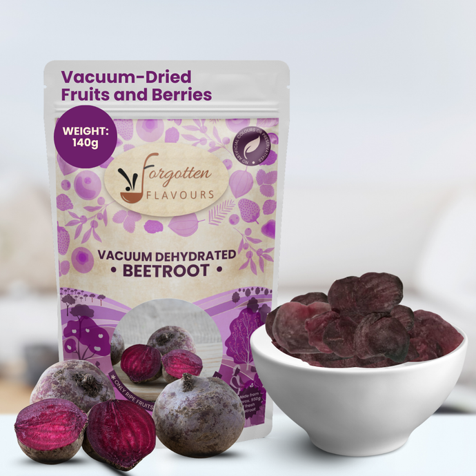 Vacuum Dehydrated Beetroot (140g)| Exotic Healthy Snacks |Low Sugar, High Flavours