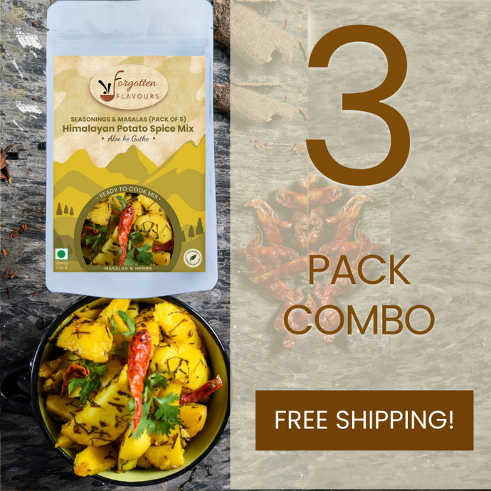 Himalayan Potato Spice Mix (Aloo Gutke) - Pack of 5