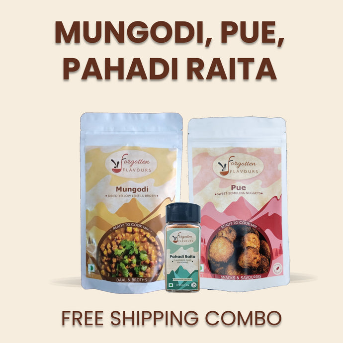 Mungodi, Pue & Pahadi Raita - Combo