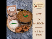 Load and play video in Gallery viewer, Mungodi (Dried Yellow Dal Based), Ready to Cook Mix
