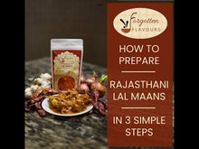 Load and play video in Gallery viewer, Rajasthani Red Chilli (Lal Maans) Gravy and Marination Mix
